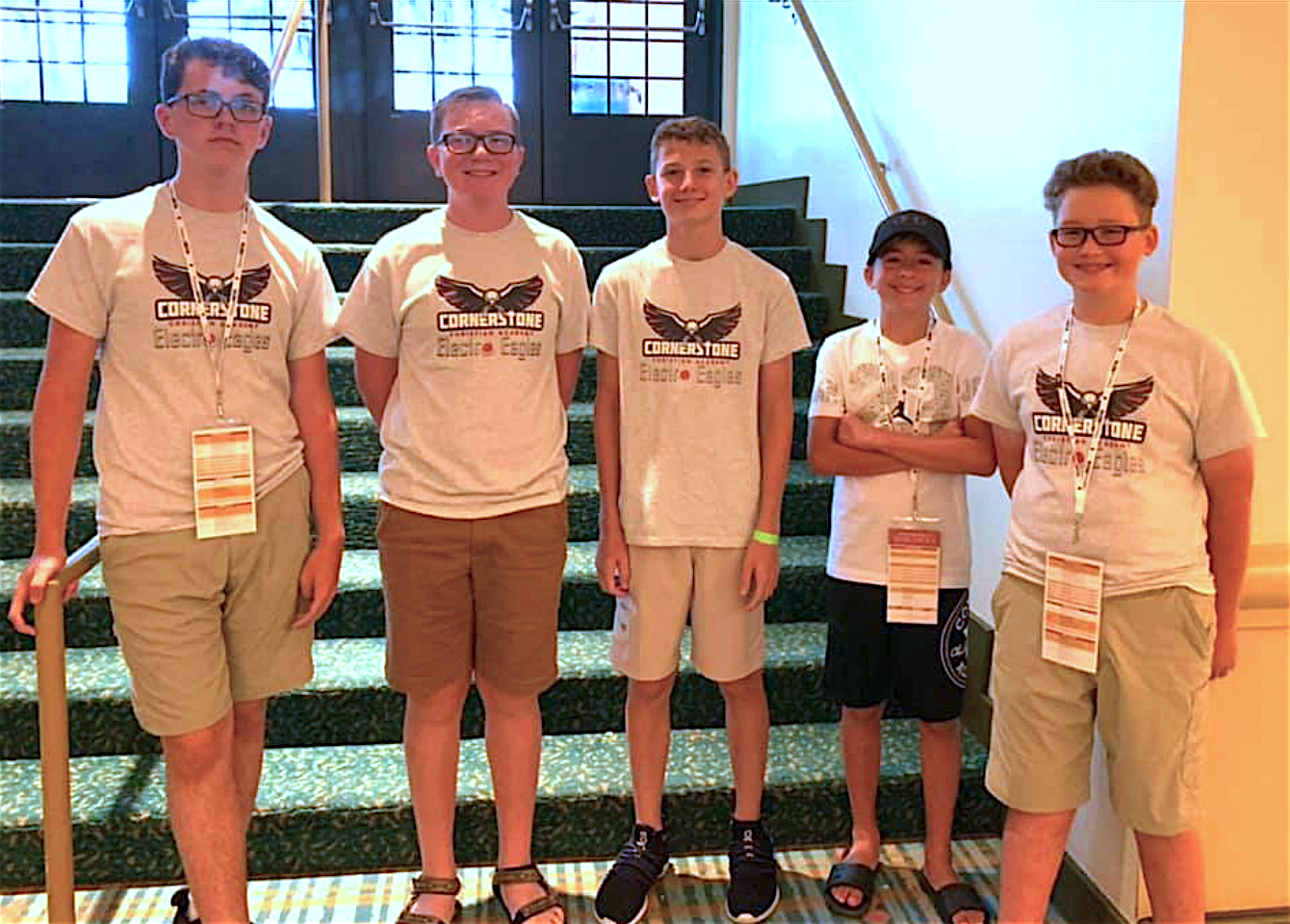 Cornerstone ElectroEagles place in Junior Beta National Convention
